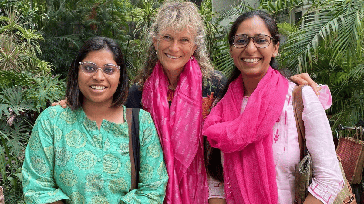 Shriti and Prerna with Jacqueline