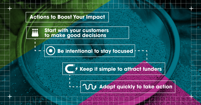 Actions to boosts your impact