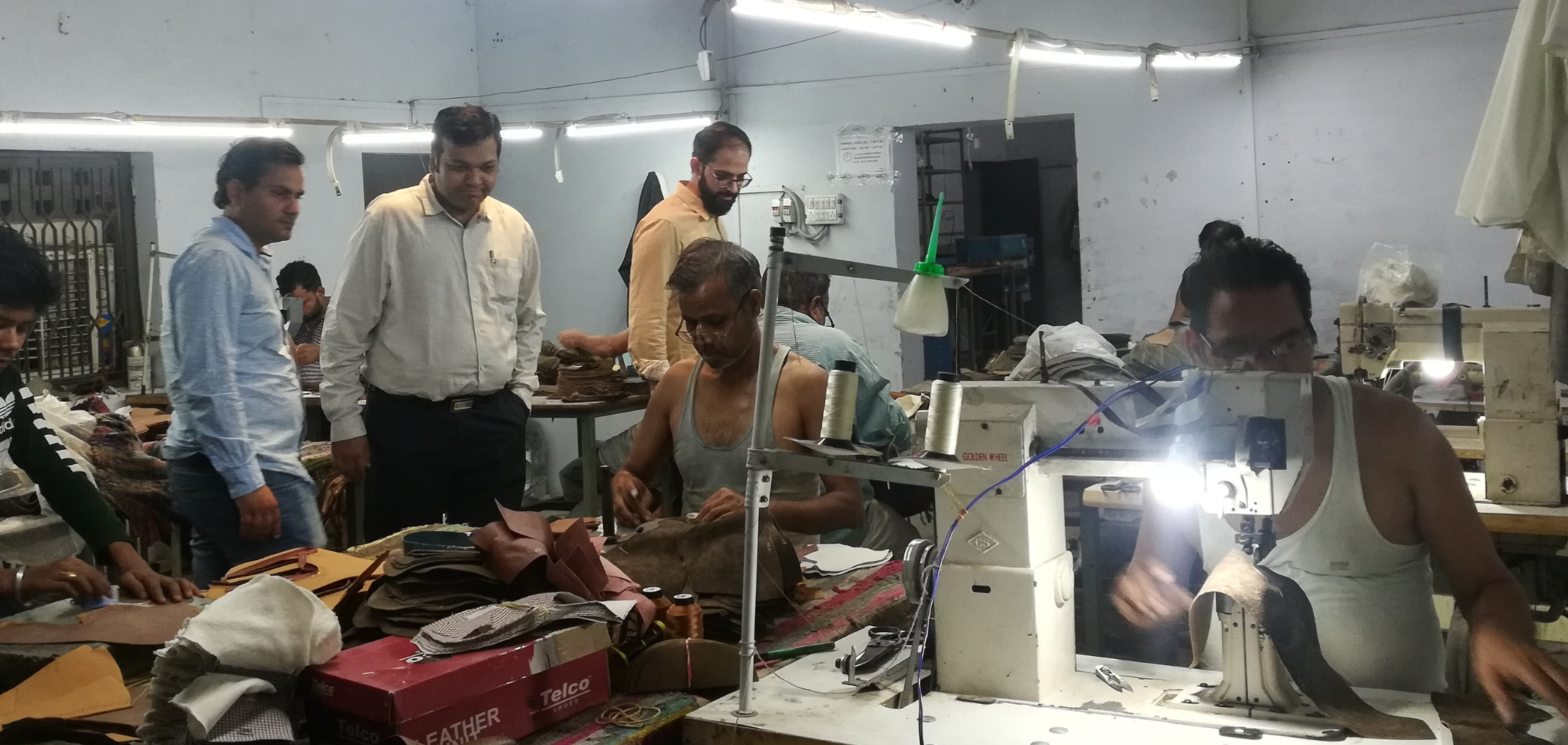 Ankit Kumar Shoegaro along with the artisans